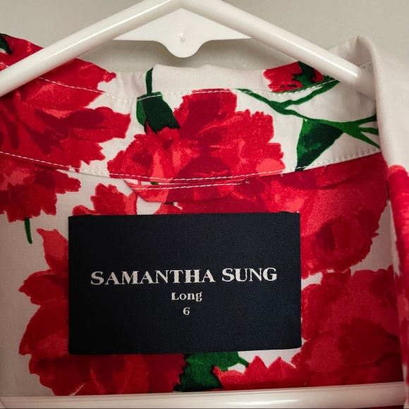 Samanta Sung Gigi Dress Shirt Collar Sleeveless - Picture 5 of 12